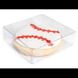 Bakery Box 3.5X1X3.5 IN PET Crystal Clear 25/Pack