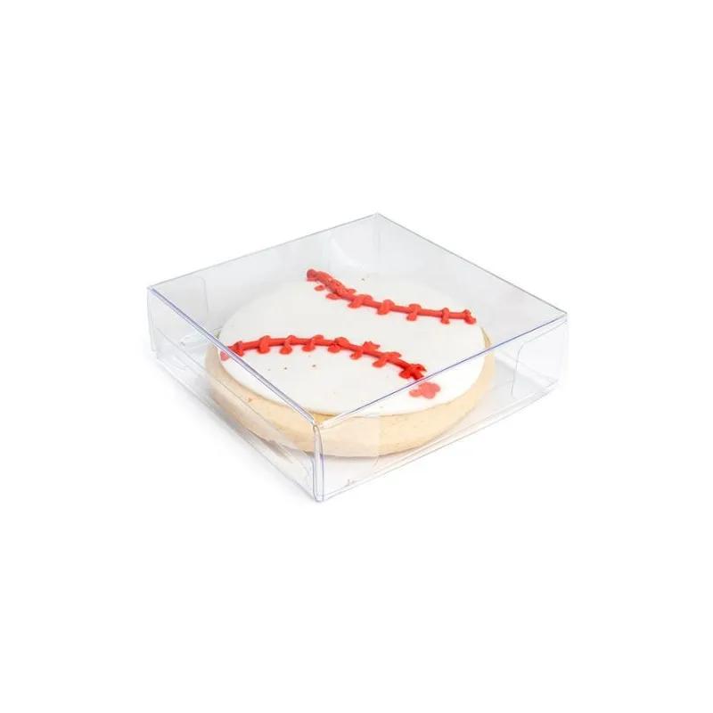 Bakery Box 3.5X1X3.5 IN PET Crystal Clear 25/Pack