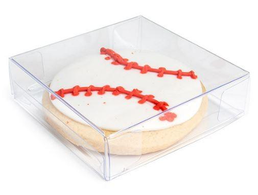 Bakery Box 3.5X1X3.5 IN PET Crystal Clear 25/Pack