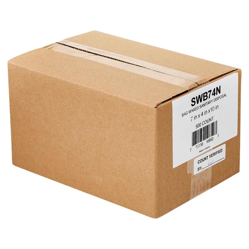 Menstrual Care Disposal Bag 7X4X10 IN Wax Coated Paper 500/Case