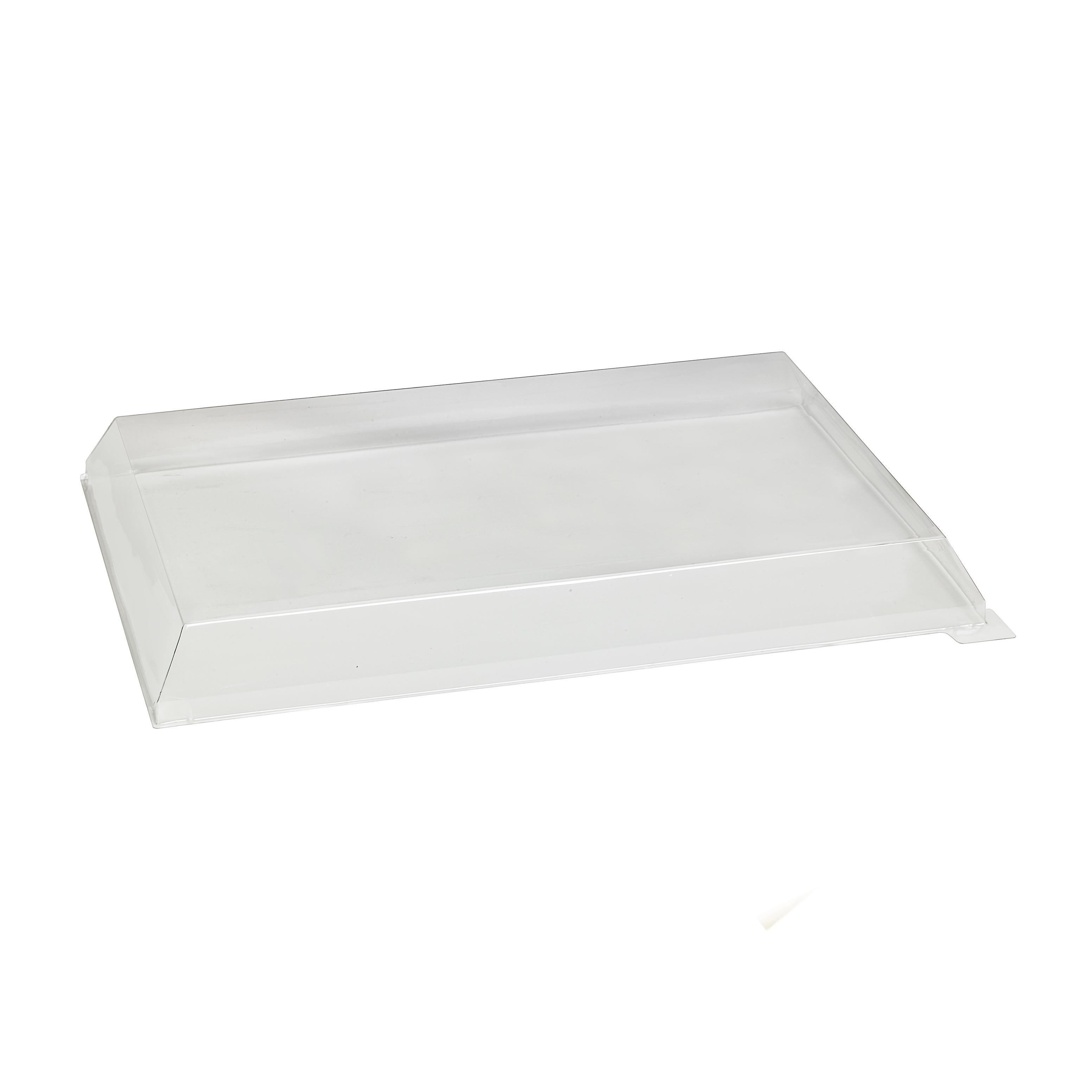 Lid 15.3X11X1.77 IN PET Clear For Container 50 Count/Pack 1 Packs/Case 50 Count/Case