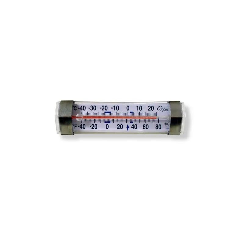 Refrigerator Thermometer Stainless Steel Glass Tube 1/Each
