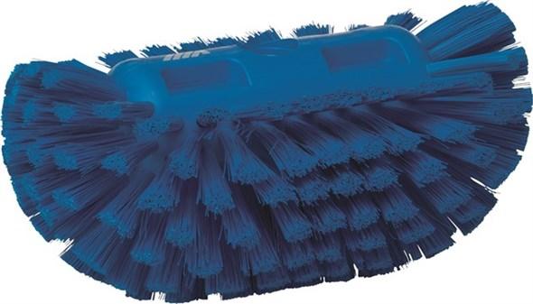 Vikan® Tank Brush 8.1X5.1X3.9 IN Polypropylene (PP) Stainless Steel Blue Medium Threaded 1/Each