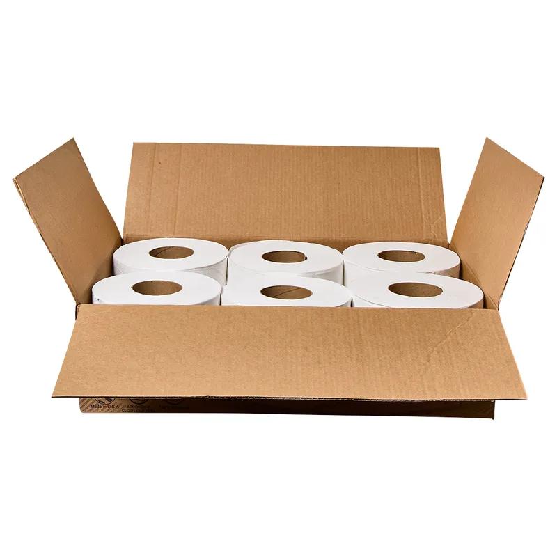 Toilet Paper & Tissue Roll 1000 FT 2PLY White Jumbo (JRT) 9IN Roll 12 Rolls/Case