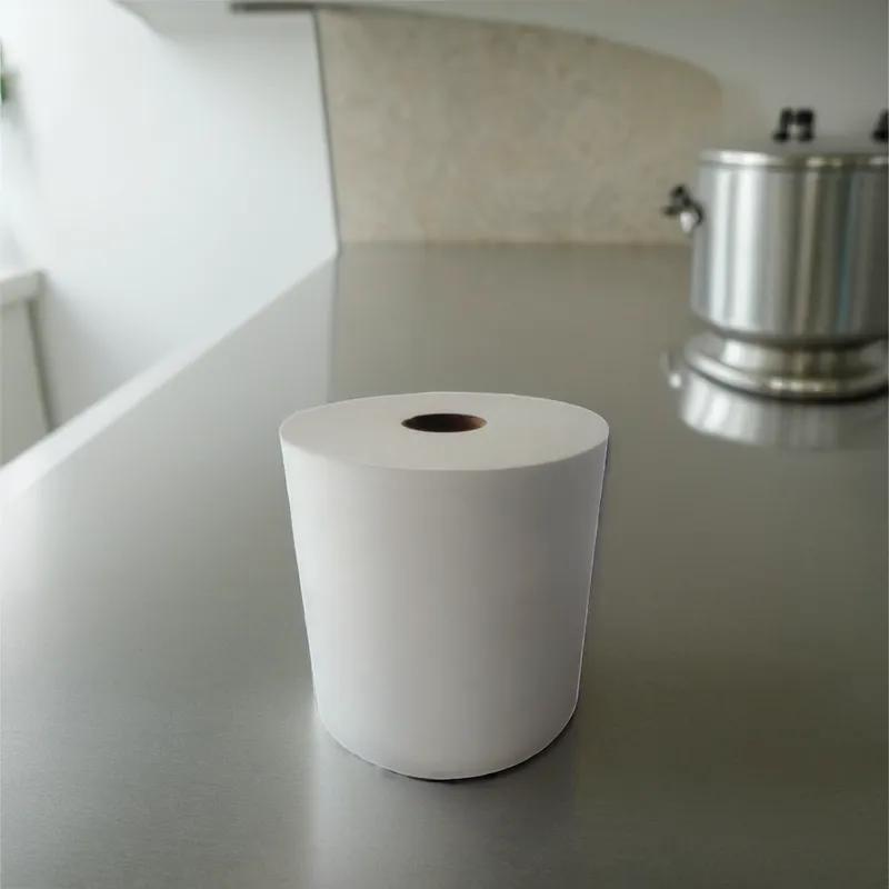 Roll Paper Towel 8IN 700 FT 1PLY White Controlled Large Core 6 Rolls/Case