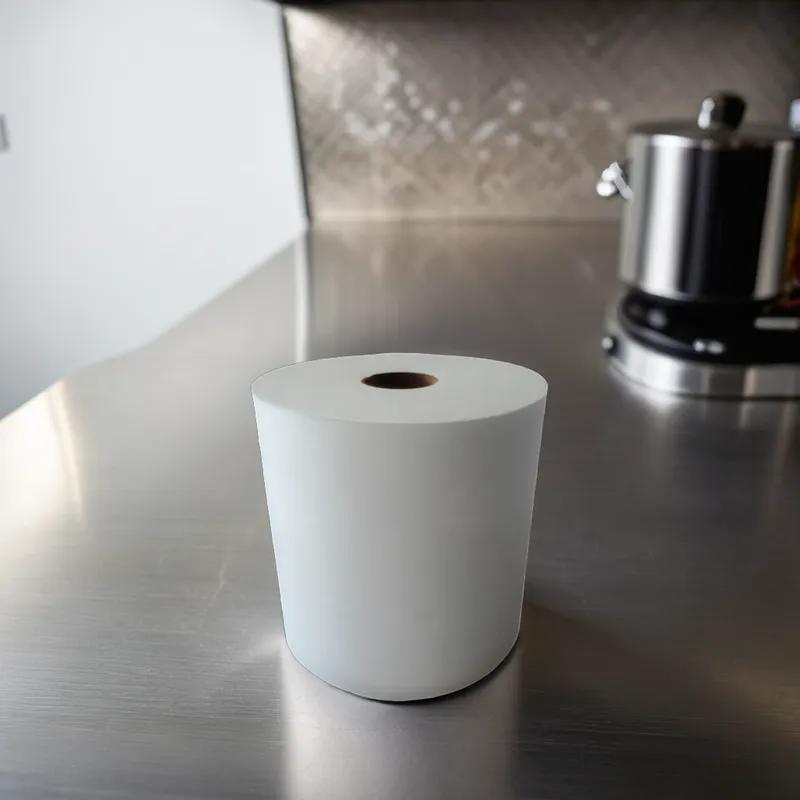 Roll Paper Towel 8IN 700 FT 1PLY White Controlled Large Core 6 Rolls/Case