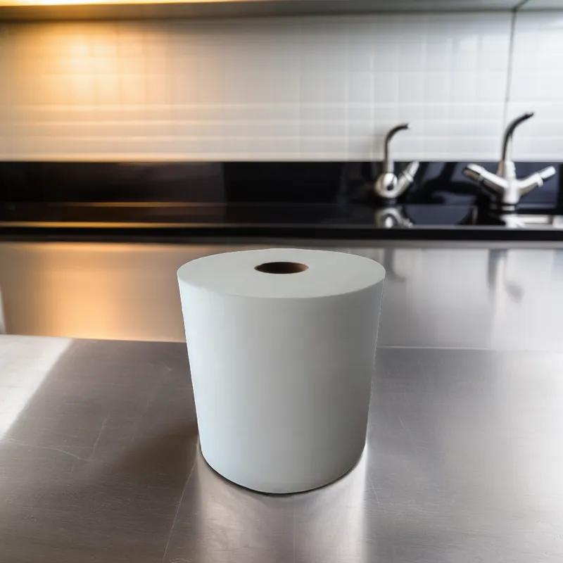 Roll Paper Towel 8IN 700 FT 1PLY White Controlled Large Core 6 Rolls/Case