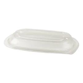 MicroRaves® Lid Dome 8.85X6.41X1.10 IN PP Clear For Container Vented Microwave Safe Anti-Fog 252/Case