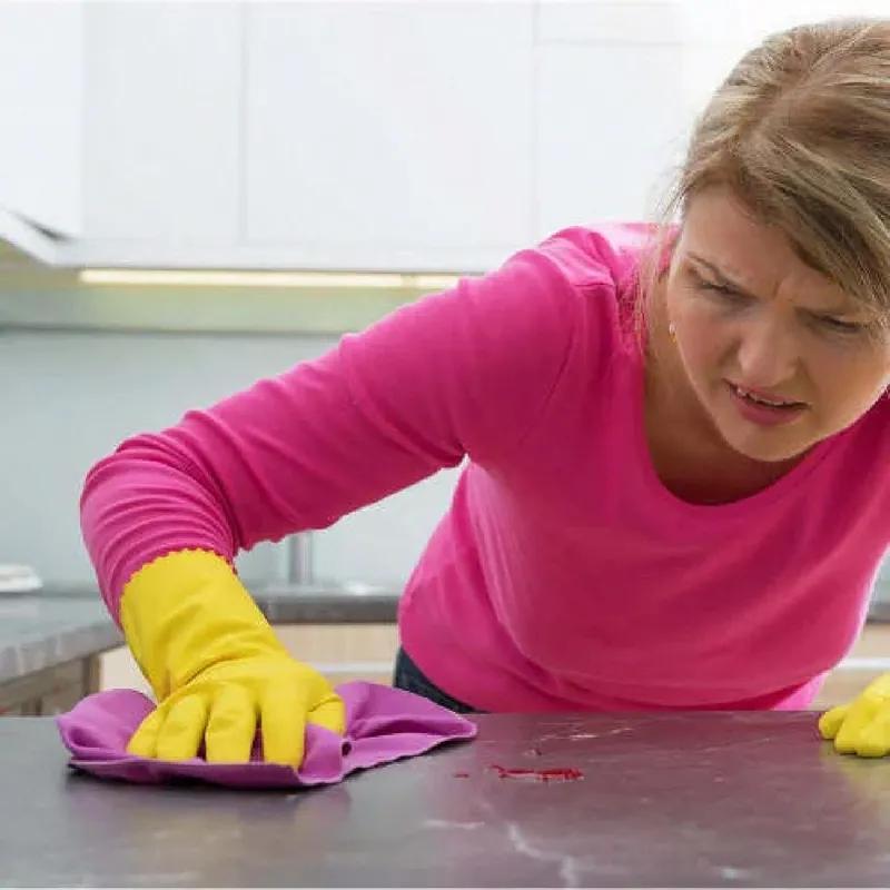 HOSPECO® Smart Choice Cleaning Cloth 16X16 IN 49GM Microfiber Purple Square 300 GSM 12/Pack