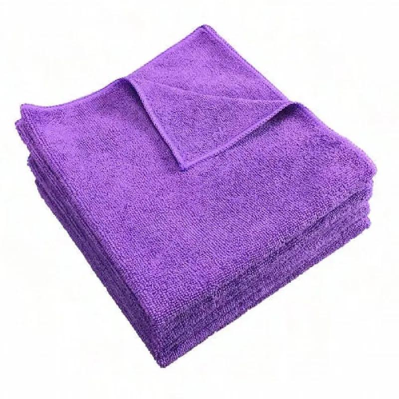 HOSPECO® Smart Choice Cleaning Cloth 16X16 IN 49GM Microfiber Purple Square 300 GSM 12/Pack