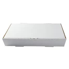 Catering Box Full Size 21X13X3 IN Corrugated Paperboard White 50 Count/Pack 1 Packs/Case 50 Count/Case