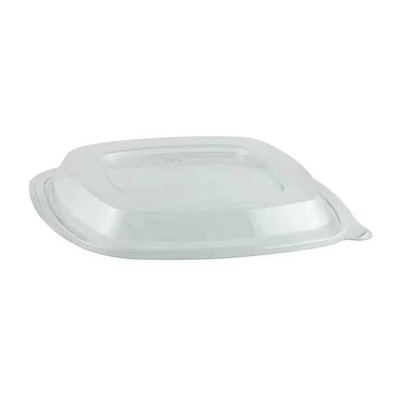 Crystal Classics® Lid 8.13X8.13X0.97 IN RPET Clear Square For Salad Bowl 276/Case