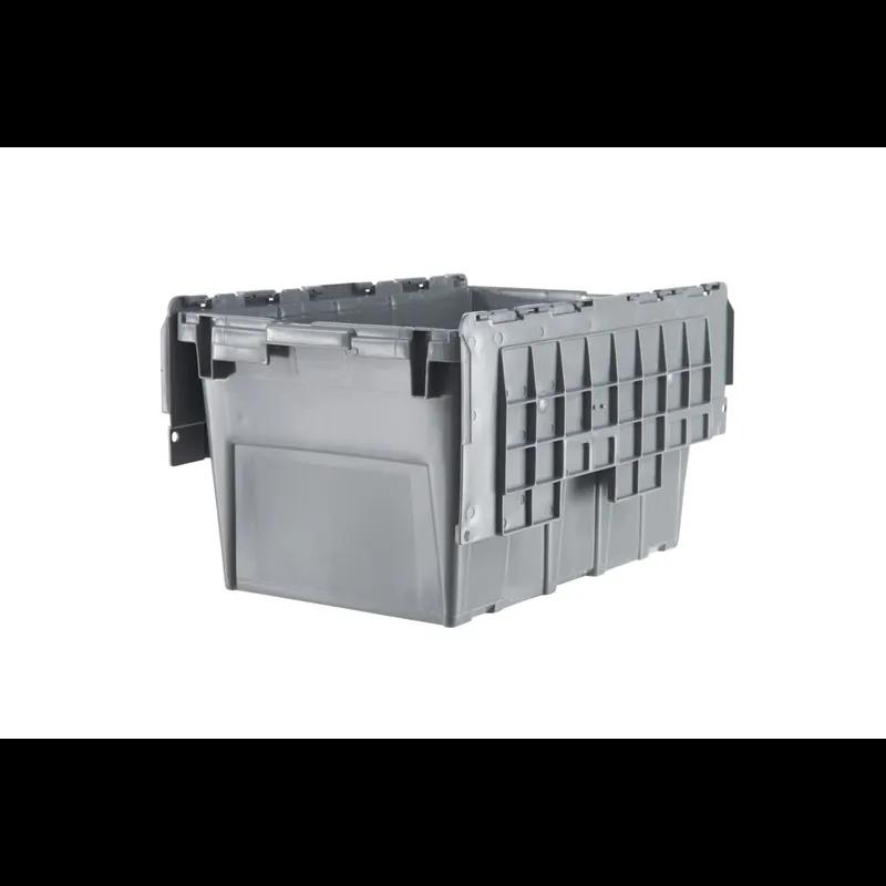 Storage Tote 20.6X13.2X11.6 IN Gray Plastic 1/Each