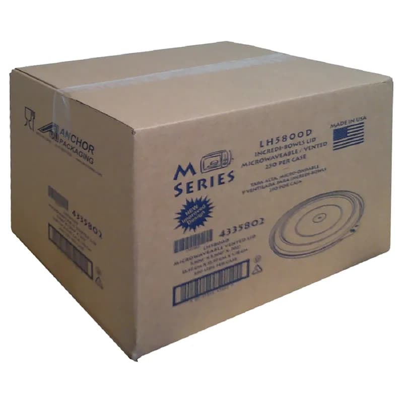 MicroRaves® Lid Dome Plastic Clear Round For 12-16-20 OZ For Incredi-Bowls® 250/Case