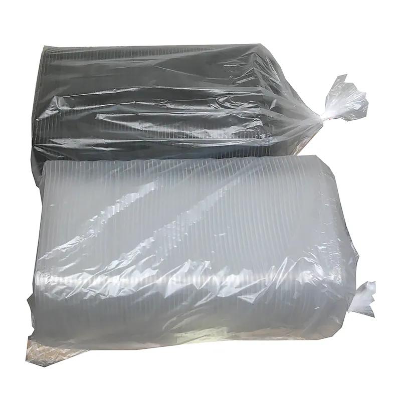 MicroRaves® Food Container Base & Lid Combo With Dome Lid 16 OZ PP Black Clear Vented Microwave Safe Anti-Fog 126/Case