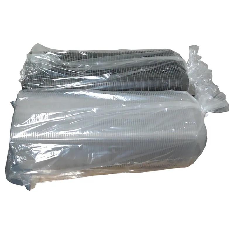 Crisp Food Technologies® Food Container Base & Lid Combo 32 OZ PP Black Clear Square Microwave Safe Anti-Fog 180/Case