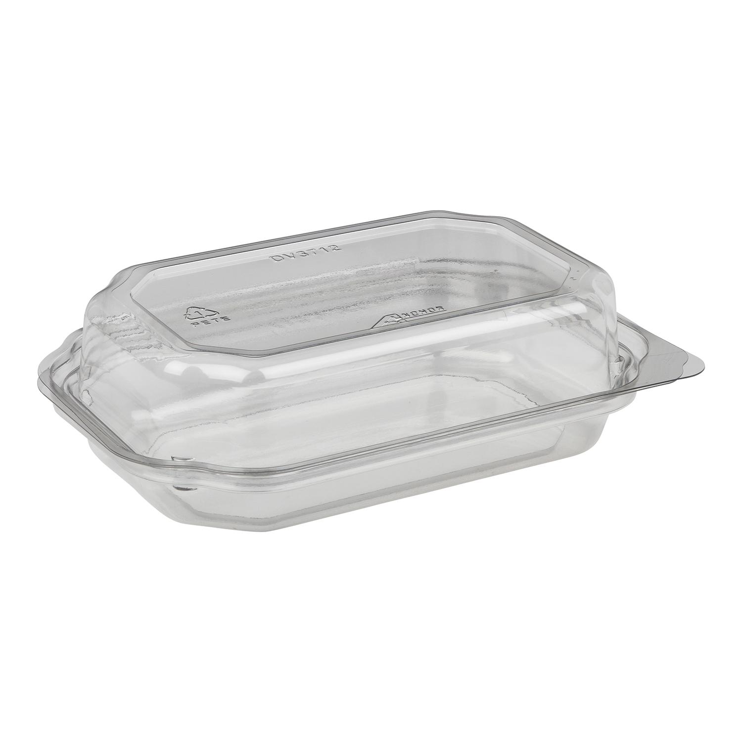 DeliView™ Take-Out Container Hinged With Dome Lid 5X7.21X2 IN PET Clear Deep 250/Case