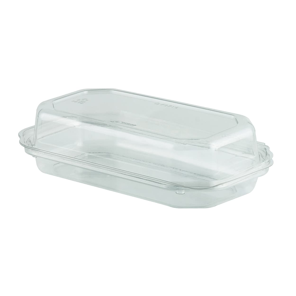 DeliView™ Take-Out Container Hinged With Dome Lid 5X8.46X2 IN PET Clear Deep 250/Case