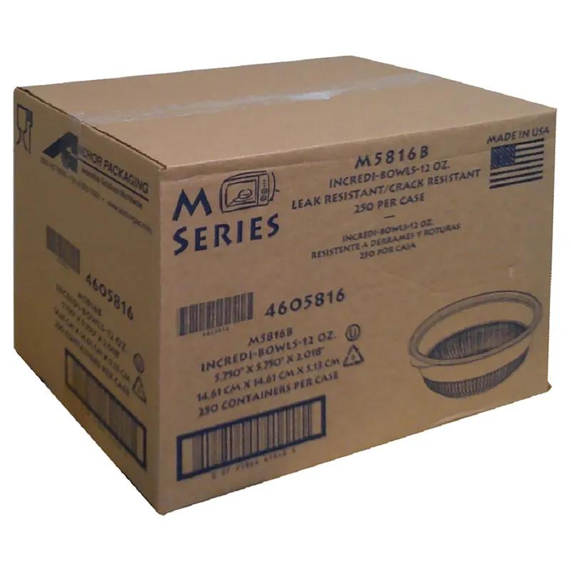 Incredi-Bowls® Bowl 16 OZ PP Black Round Microwave Safe 250/Case