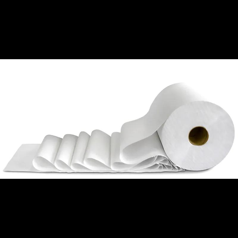 Roll Paper Towel 8IN 800 FT 1PLY White Large Core 6 Rolls/Case