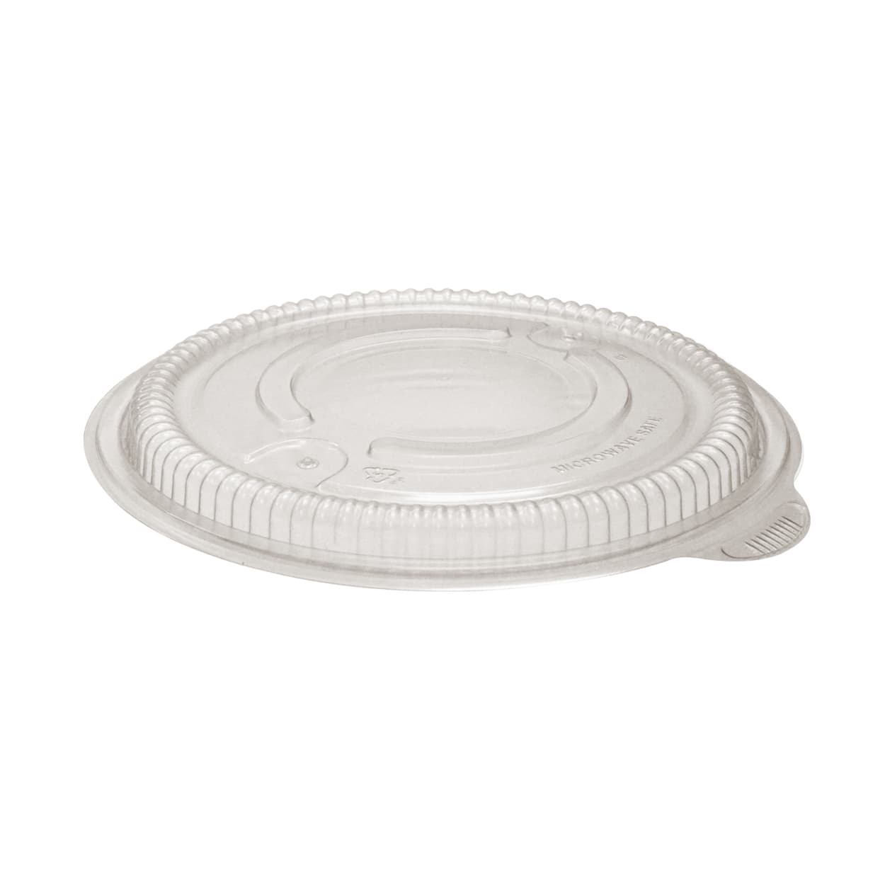Incredi-Bowls® Lid Dome 8.5 IN PP Clear For 24-48 OZ Vented Microwave Safe Anti-Fog 150/Case