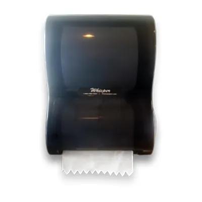 Whisper Paper Towel Dispenser Wall Mount Black Hard Roll Mechanical 1/Each