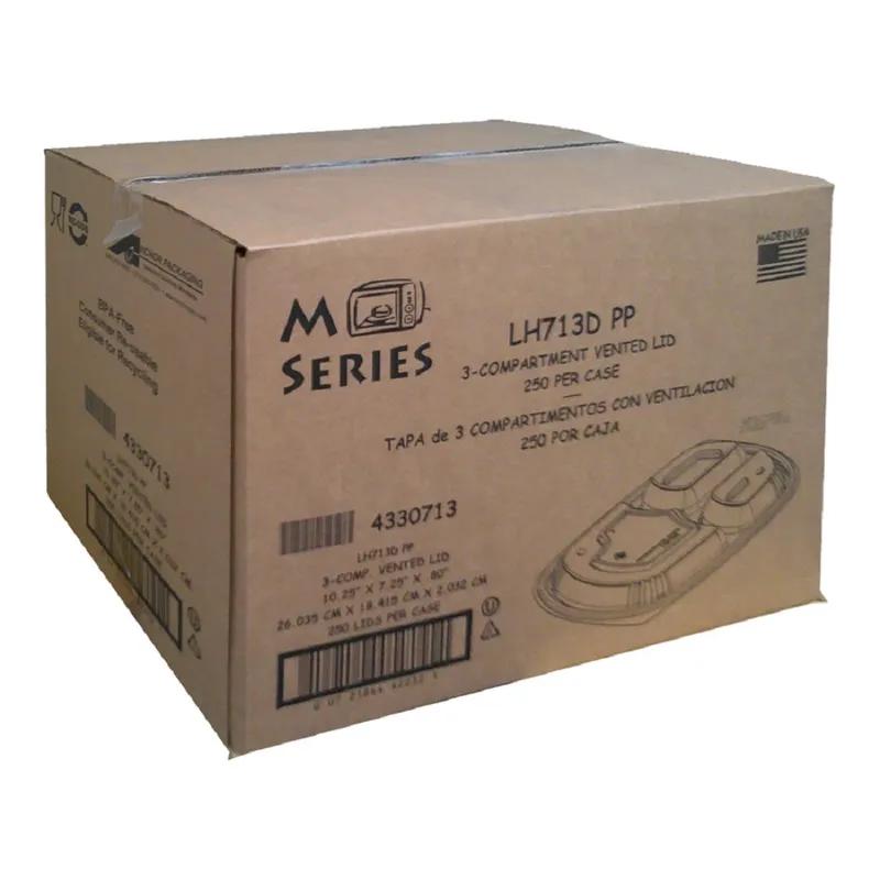 MicroRaves® Lid Dome PP Clear For Container Microwave Safe Anti-Fog 250/Case