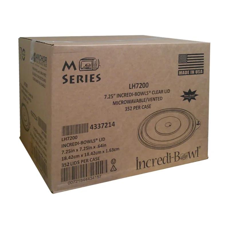 Incredi-Bowls® Lid PP Fits M7220, M7224, M7228, M7232, M7240 Microwave Safe Anti-Fog 352/Case