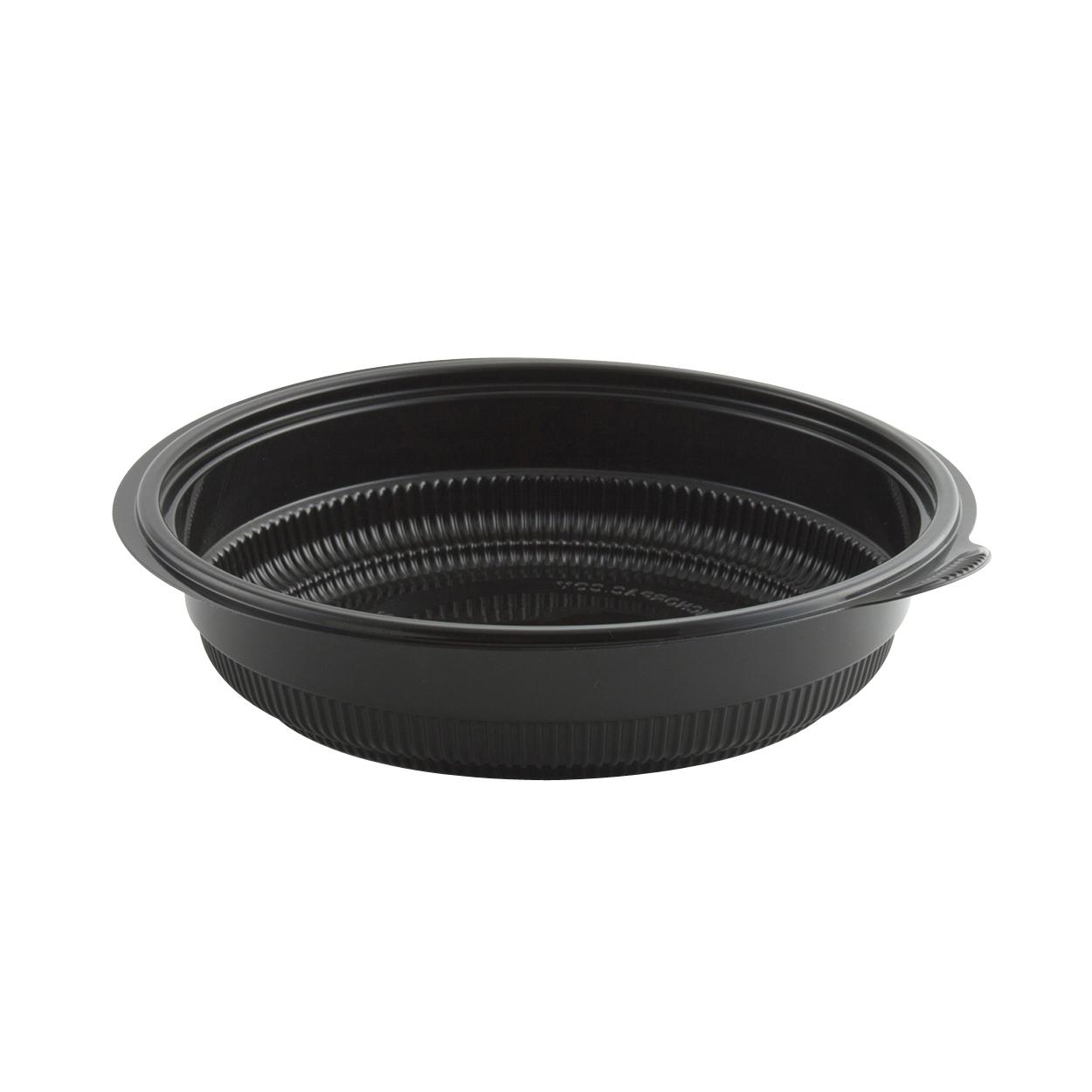 Incredi-Bowls® Bowl Base 32 OZ PP Black Microwave Safe 150/Case