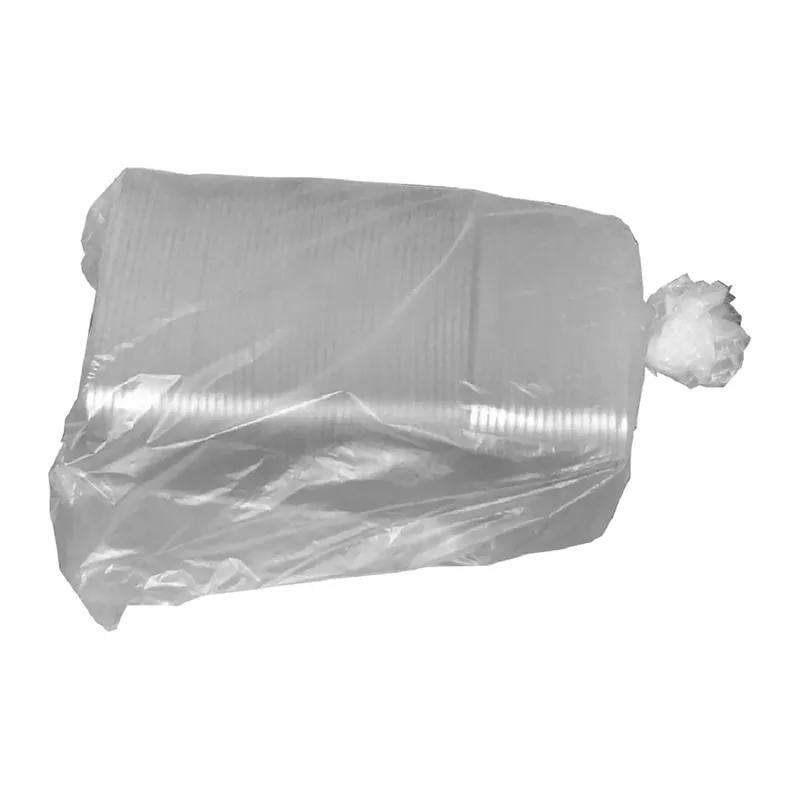 Lid Flat 1 Compartment RPET Clear For 16 OZ Cold Container Unhinged Anti-Fog 252/Case