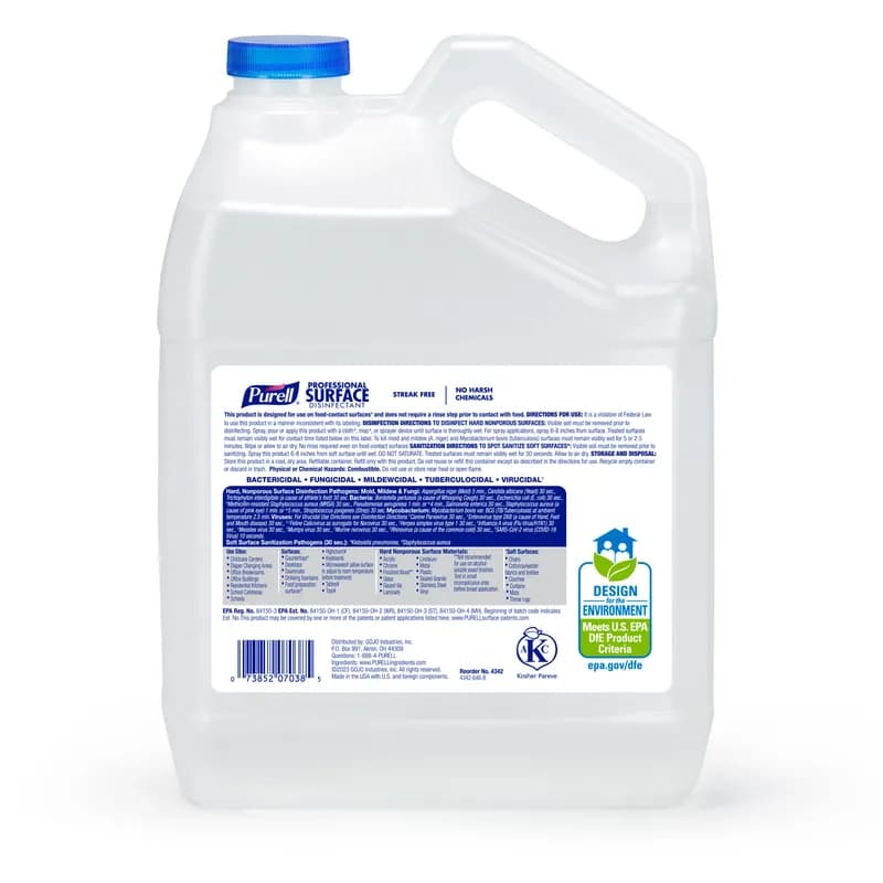 Purell® Citrus Scent Disinfectant 1 GAL Multi Surface RTU 4/Case