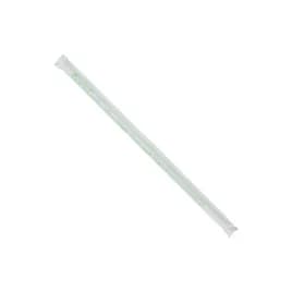 Karat Earth Giant Straw 8.75 IN PLA Clear Wrapped 2500/Case