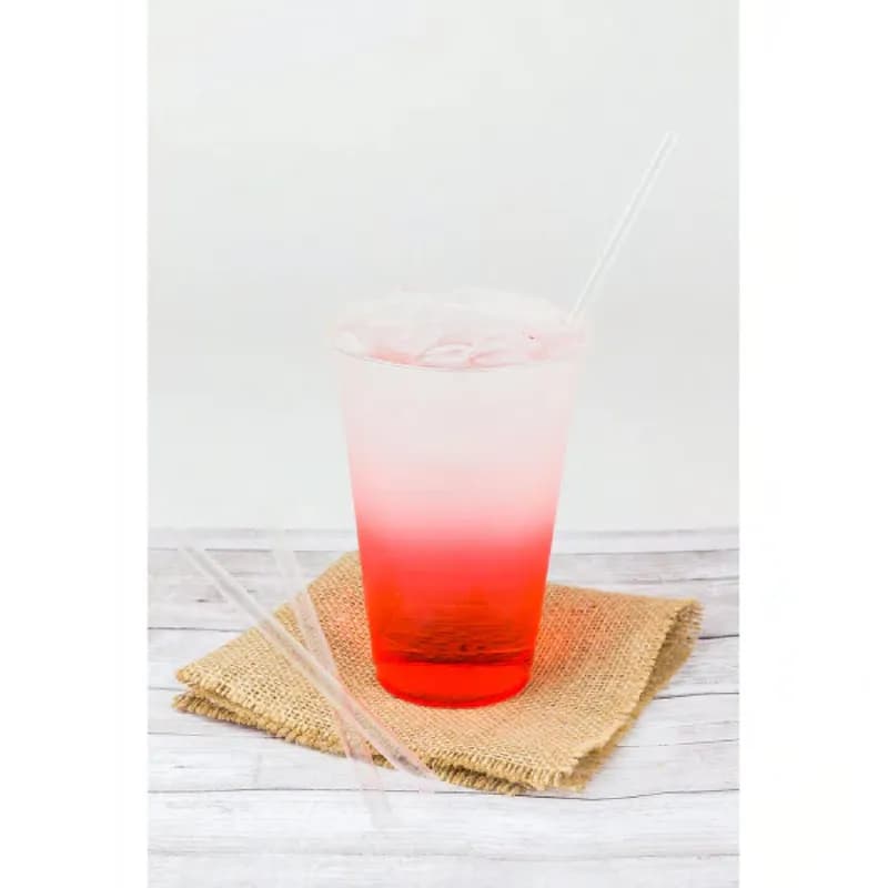 Karat Earth Giant Straw 8.75 IN PLA Clear Wrapped 2500/Case