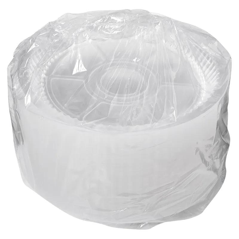 Victoria Bay Lid Dome 9 IN PS Clear Round For Aluminum Container Unhinged 250 Count/Pack 2 Packs/Case 500 Count/Case