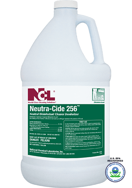 Neutra-Cide 256 Fresh Scent Disinfectant Cleaner Deodorizer 1 GAL Neutral 4/Case