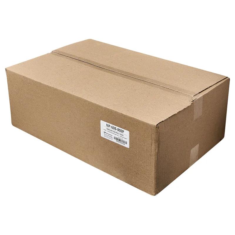 Roll Paper Towel 8 IN TAD Paper White Standard Roll 2IN Core Diameter 6 Rolls/Case