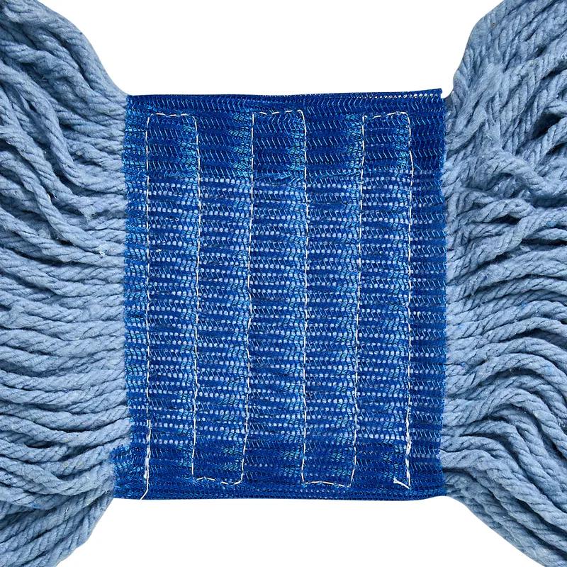 Mop Head Blue Cotton Blend (80% Cotton, 20% Polyester) Loop End Lint Free #24 1/Each