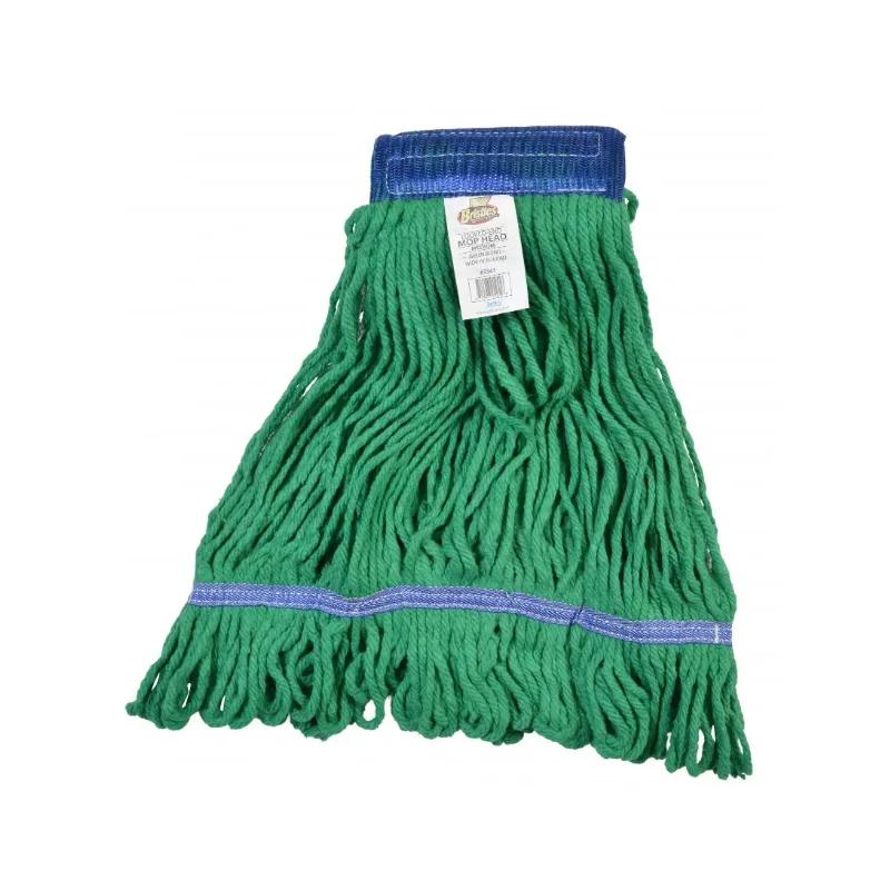 Mop Head Medium (MED) 24 OZ Green Cotton Rayon Polyester Nylon Loop End Lint Free 1/Each