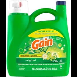 Gain Original Scent Laundry Detergent 154 OZ 4/Case