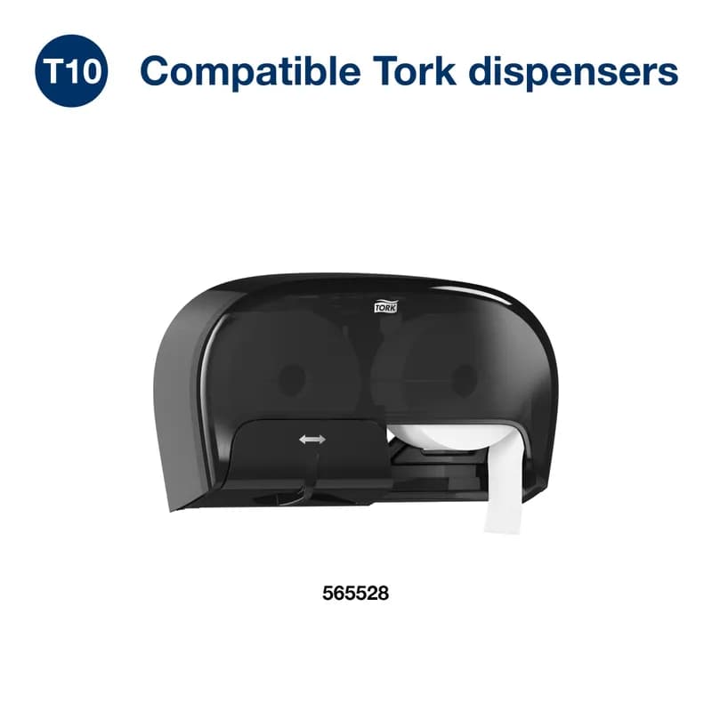 Tork OptiCore® Toilet Paper & Tissue Roll T10 3.5X3.75 IN 583.333 FT 2PLY White Universal 2000 Sheets/Roll