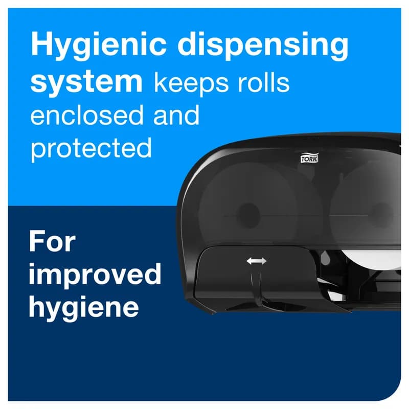 Tork OptiCore® Toilet Paper & Tissue Roll T10 3.5X3.75 IN 583.333 FT 2PLY White Universal 2000 Sheets/Roll