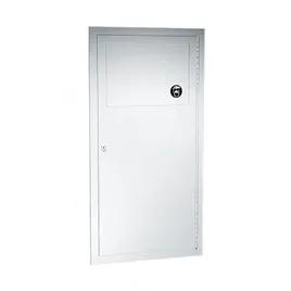 Traditional™ Trash Can 14.25X28X4.5 IN 3 GAL Stainless Steel Recessed Traditional Self-Closing Panel 1/Each