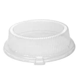 Platter Pleasers Lid 9 IN PET Clear Round For Plate 120/Case
