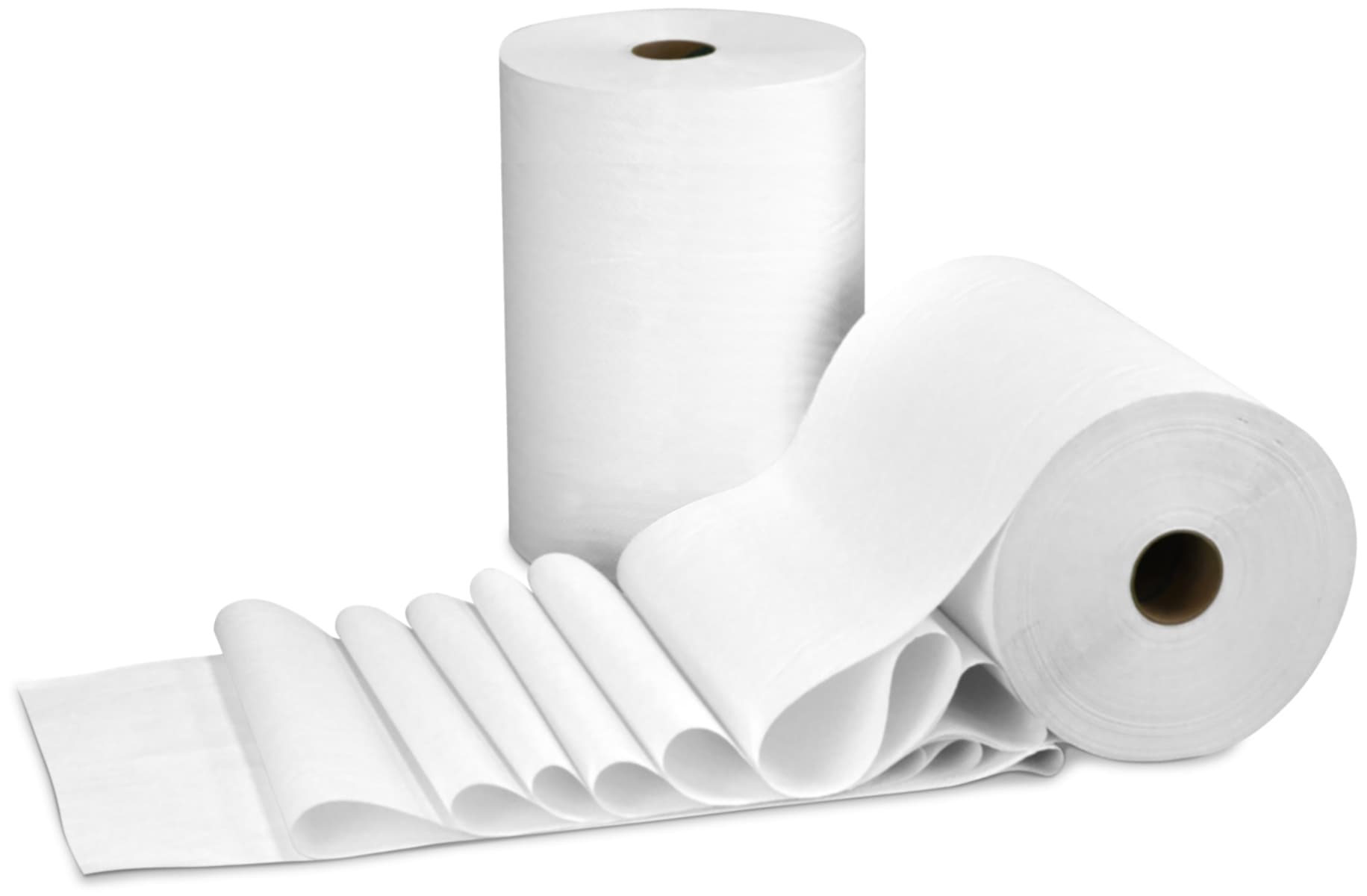 Executive Dry Roll Paper Towel TAD Paper White Standard Roll 6 Rolls/Case