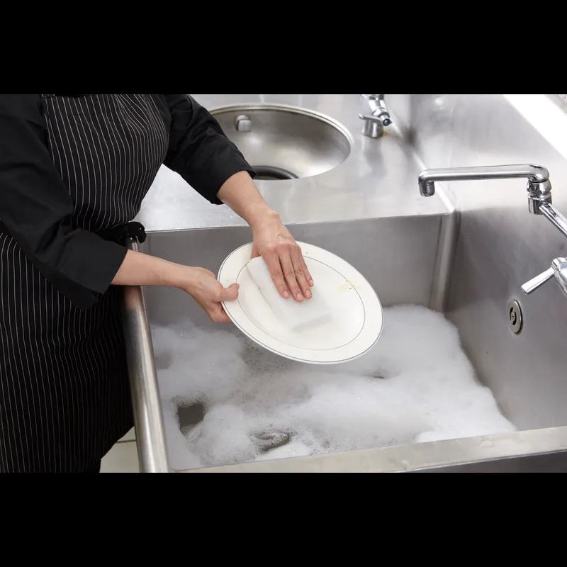 Scotch-Brite™ 9030 Scrubbing Pad 5X3.5 IN Light Duty Fiber White Rectangle Dishwasher Safe 40/Case