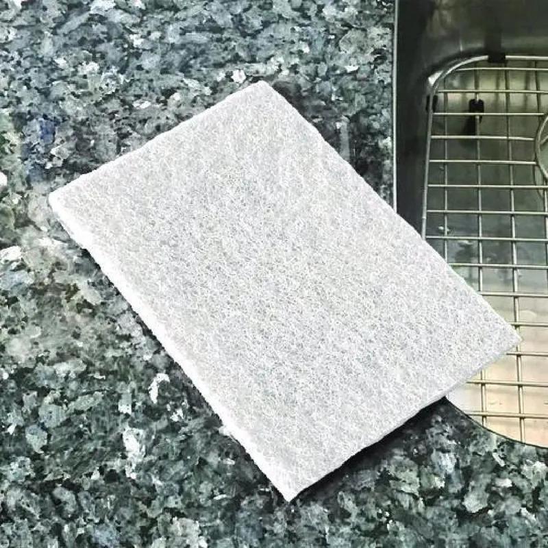 Scrubbing Pad 6X9 IN #98 Polyester Fiber White Light Duty 20/Case