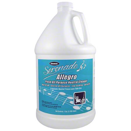 Serenade Allegro Floral All Purpose Cleaner 2 GAL Low Foam Neutral pH Concentrated Rinse-Free All Surface 4/Case