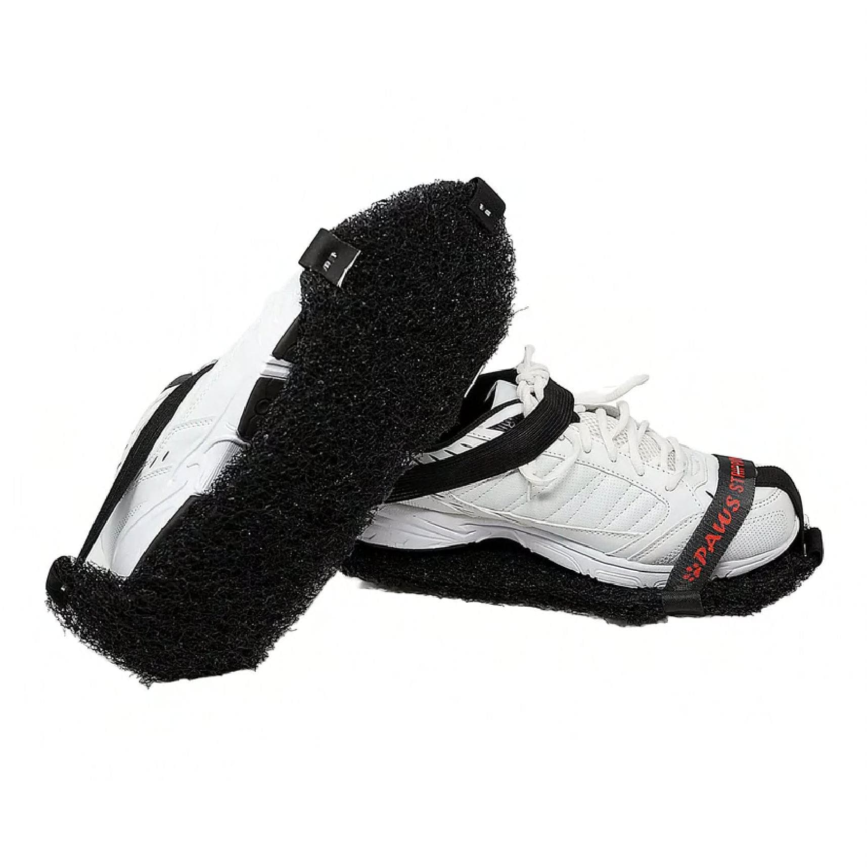 Paws Stripping Shoe Womens Universal Black Elastic Polypropylene (PP) Strap On Traction Sole 1/Pair