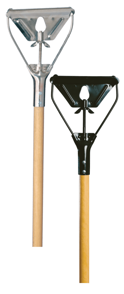 Quick-Change® Mop Handle 7.38X1.38X62 IN Black Metal With Metal Head Speed Change 1/Each