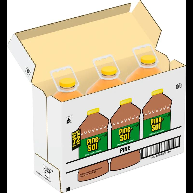 Pine-Sol® Pine All Purpose Cleaner Deodorizer 1.125 GAL Multi Surface Concentrate Antibacterial 3/Case